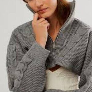 NWT Freepeople Crop Sweater